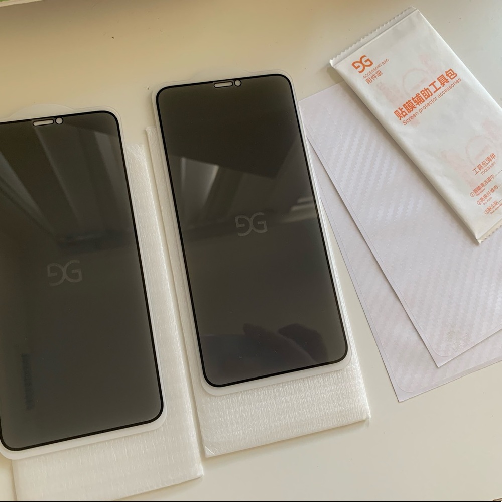 iPhone XS Max Glass Anti-peeper screen protection X2